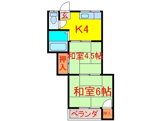 間取り図 メリ－ハイツ