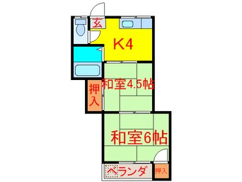 間取図 メリ－ハイツ