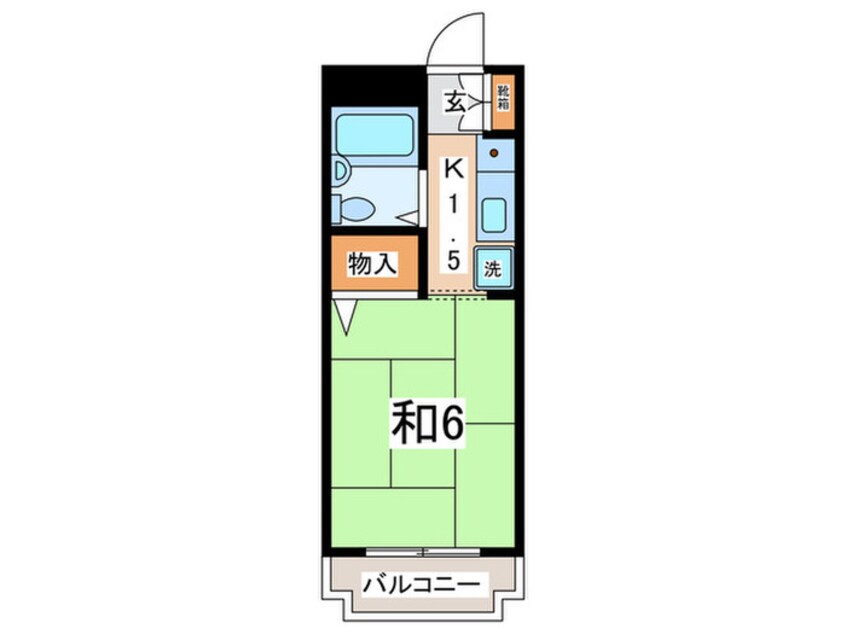 間取図 コーポ甘利