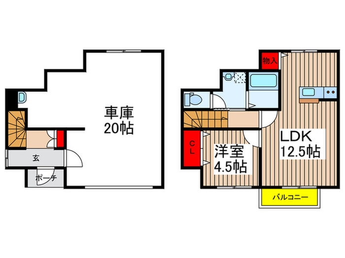 間取り図 ウインドレスブルー