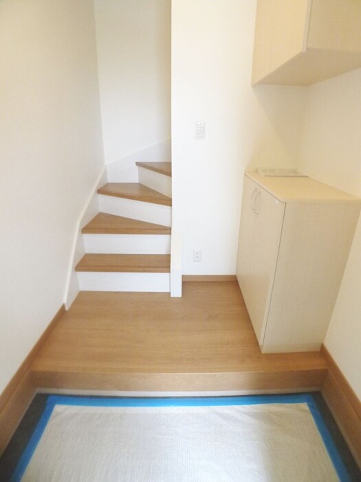 玄関 ウインドレスブルー