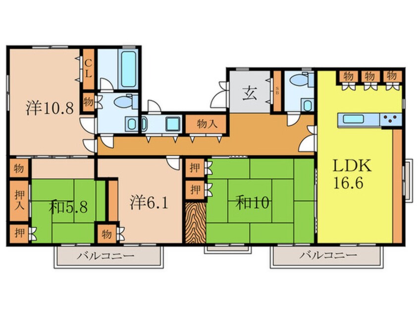 間取図 セジュールHASHIMOTO