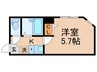 シャンテ新小岩 1Kの間取り