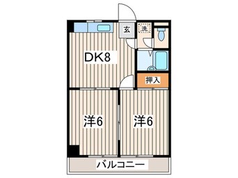 間取図 メゾンルピナス