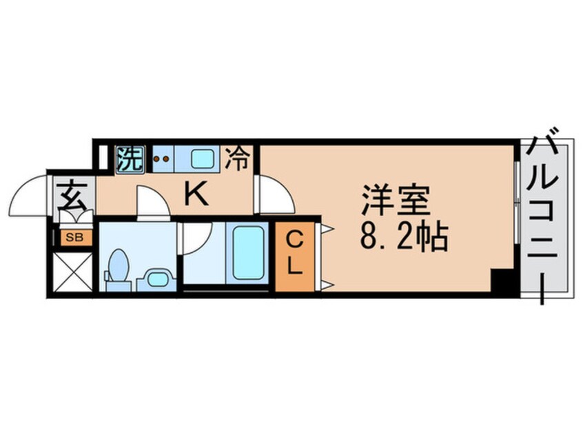 間取図 AZEST梅島(301)