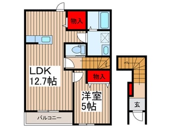 間取図 仮)リーブルファイン鴻巣大間