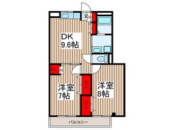 間取図 マロンハイツ