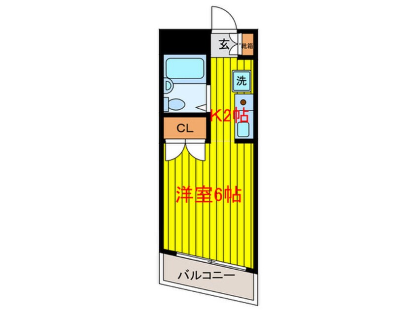 間取図 第２ウッドム－ン