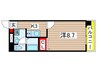 都町小川マンション 1Kの間取り