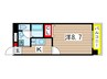 都町小川マンション 1Kの間取り