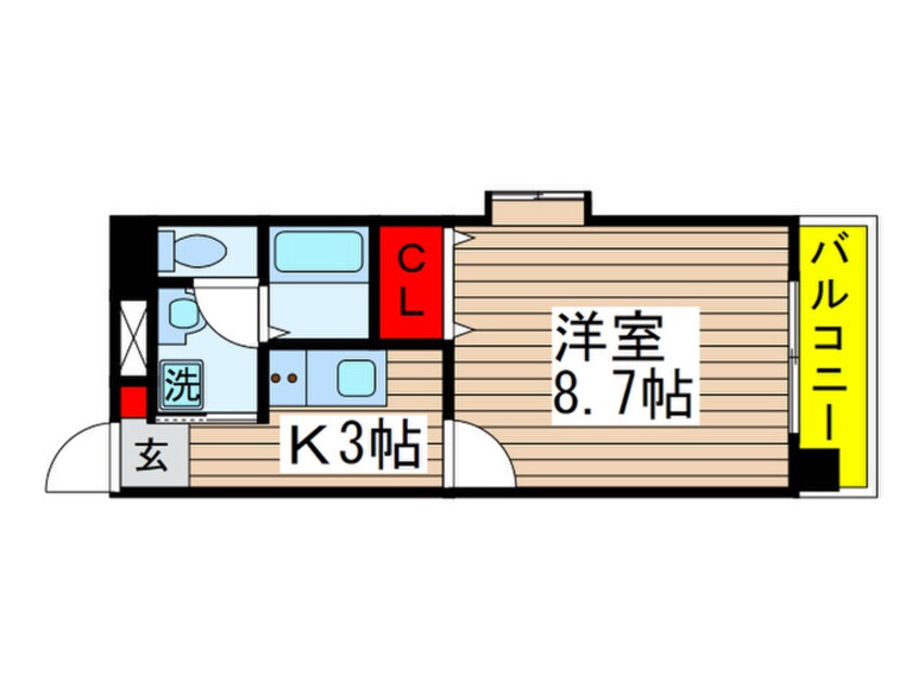 間取図 都町小川マンション