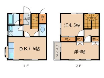 間取図 テラス琵琶