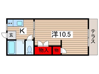 間取図 アパルト北條