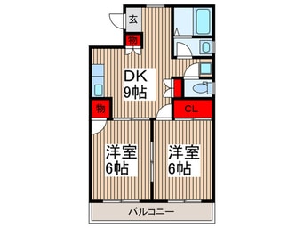 間取図 オークリーフ