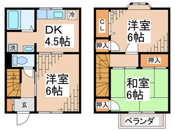 間取図 ドミール星ヶ丘Ａ