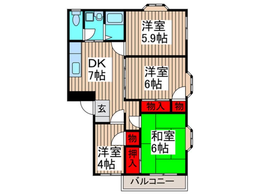 間取図 ダイワプラザ上尾