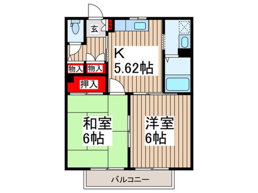 間取図 テランヴェール