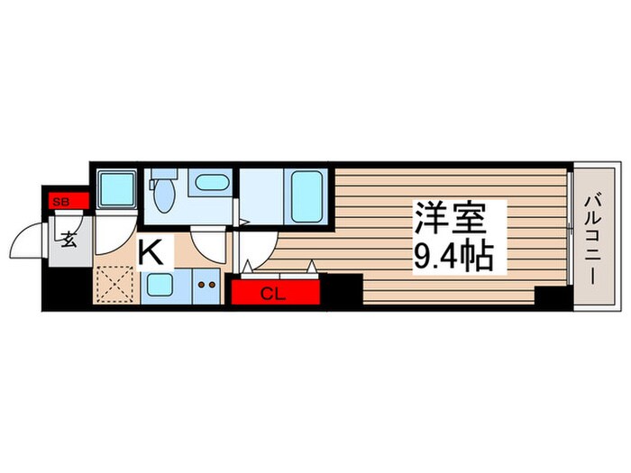 間取り図 XEBEX東日暮里Ⅰ(501)