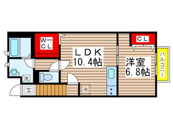間取図 アスピリア　トレゾール