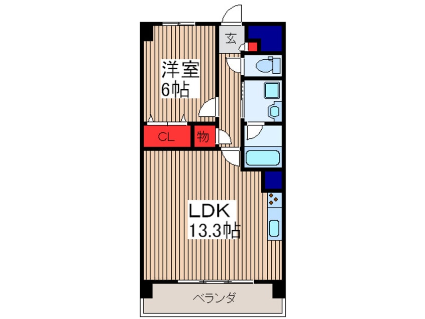 間取図 ル・コンフォ－ル