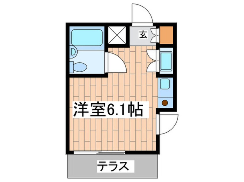 間取図 クレール野口