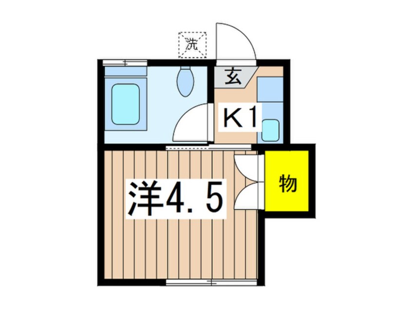 間取図 材木座ＴＩＮＹ