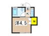 材木座ＴＩＮＹ 1Kの間取り