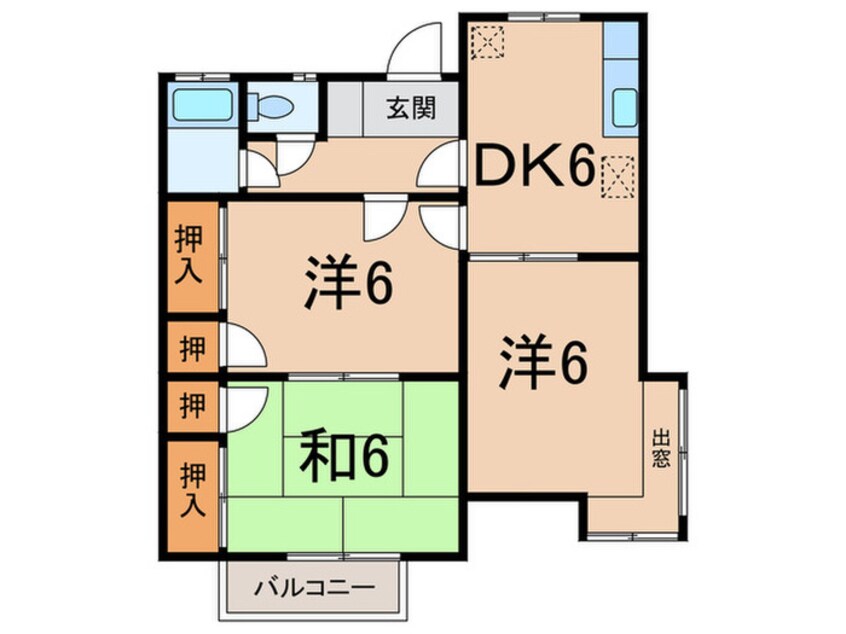 間取図 サンハイツ久が原