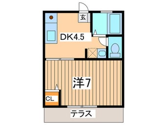 間取図 トクゼムハイツ