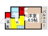 サクシード行徳 1Kの間取り