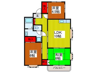 間取図 ハイツトミ