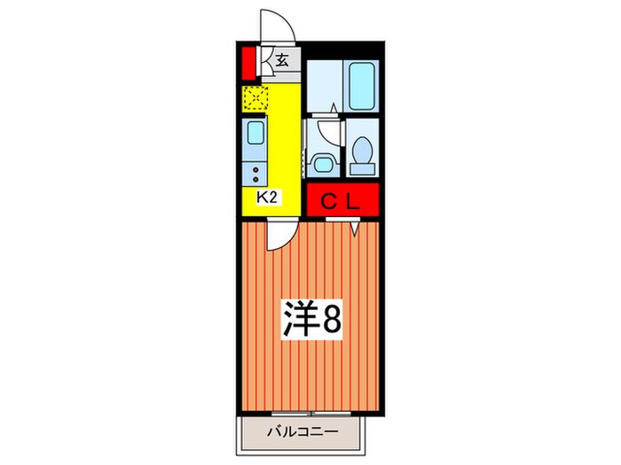 間取り図 アパートメントK-1