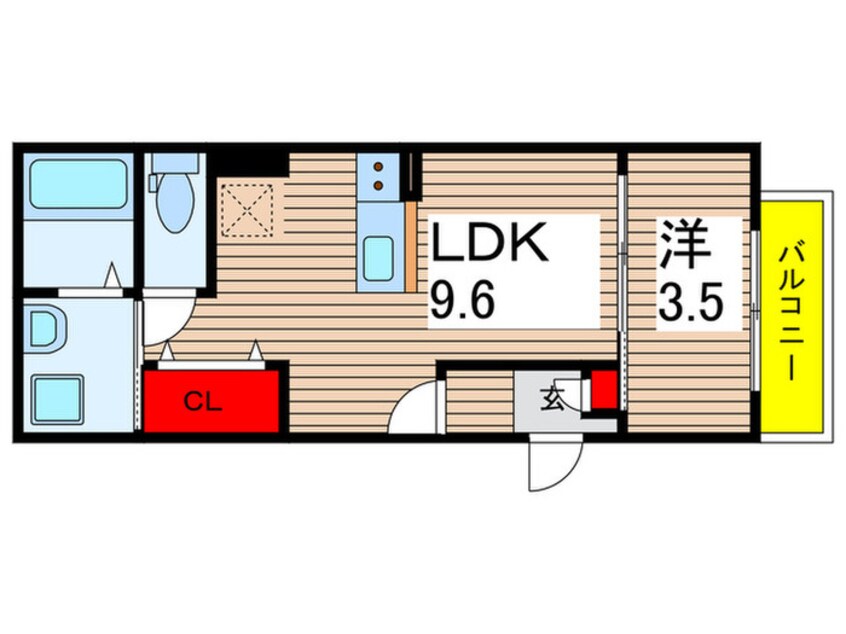間取図 Vasa Park　東千葉