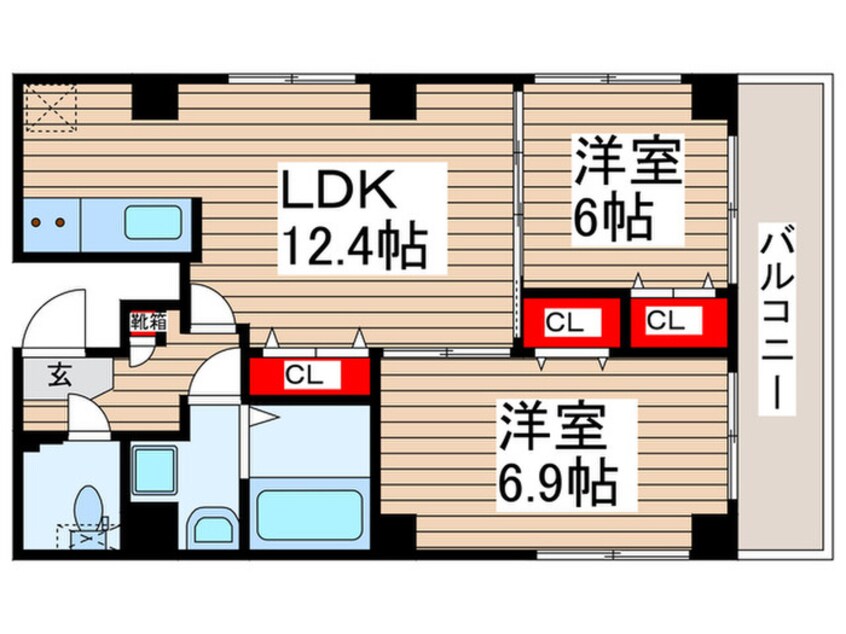 間取図 Ｒｅｓｔ　Ｈｉｒａｉ