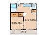 第２春日ハイム 1LDKの間取り