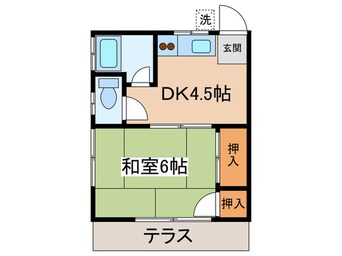 間取図 下山荘