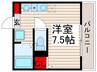 ベルカーサ本木 1Rの間取り