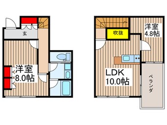 間取図 A1FLAT