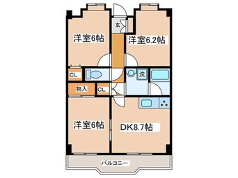 間取図 エステートワン