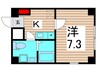 葛飾区亀有5丁目新築マンション 1Kの間取り