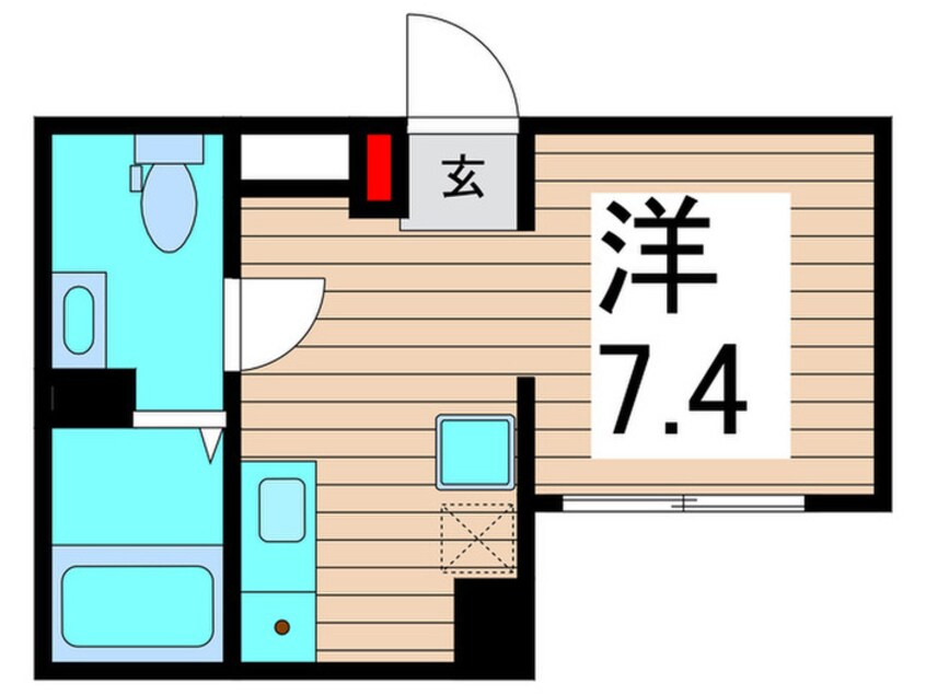 間取図 Ｄ－ＳＴＹＬＥ　ＫＡＭＥＡＲＩ