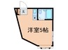 センチュリ－コ－ト 1Rの間取り