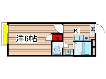 間取図 アム－ル鶴川