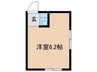 みのり荘 1Rの間取り