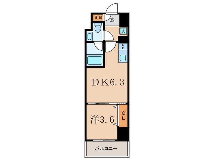 間取り図 ドゥーエ二子新地