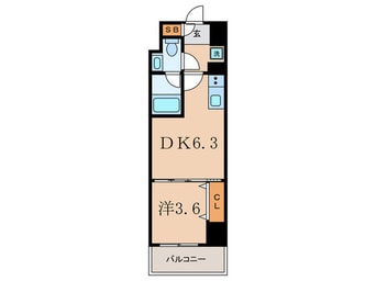 間取図 ドゥーエ二子新地