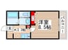 ルミエール 1Kの間取り