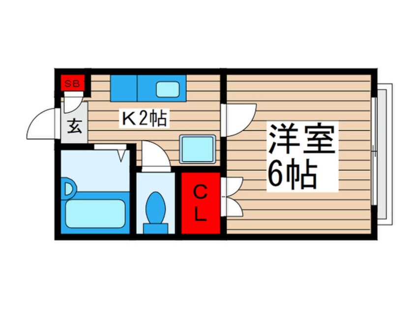 間取図 ルナベル－ナ