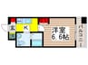 コンフォリア行徳 1Kの間取り