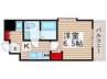 コンフォリア行徳 1Kの間取り